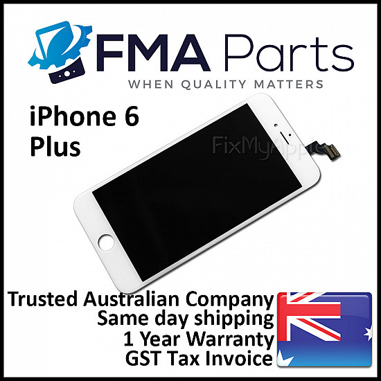 [Aftermarket Premium] LCD Touch Screen Digitizer Assembly for iPhone 6 Plus - White